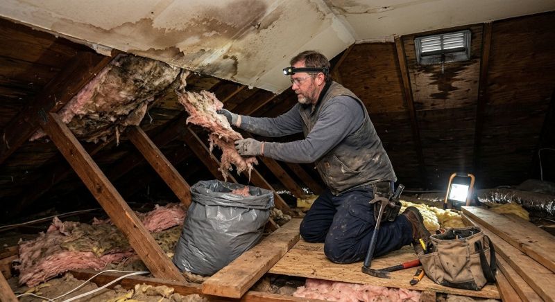Attic Water Damage Repair in Houston, TX