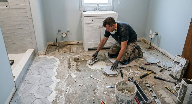 Bathroom Floor Replacement in Charleston, SC