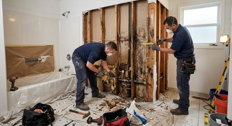 Bathroom Water Damage Repair in Houston, TX